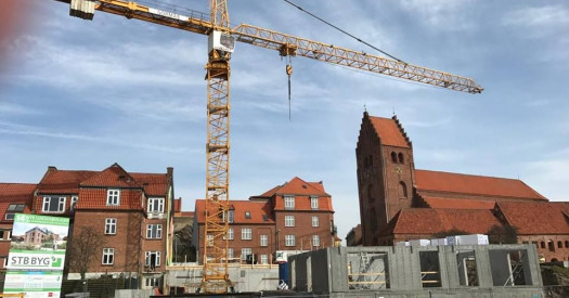Boligbyggeriet i Næstved tager form