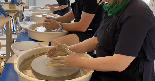 teambuildingsdag med keramik drejekursus 