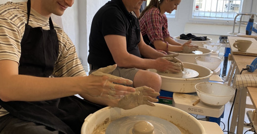 teambuildingsdag med keramik drejekursus 