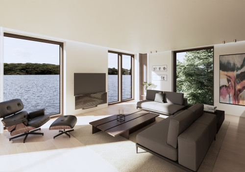 Villa på skrånende grund - I
