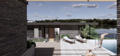 Villa på skrånende grund - I