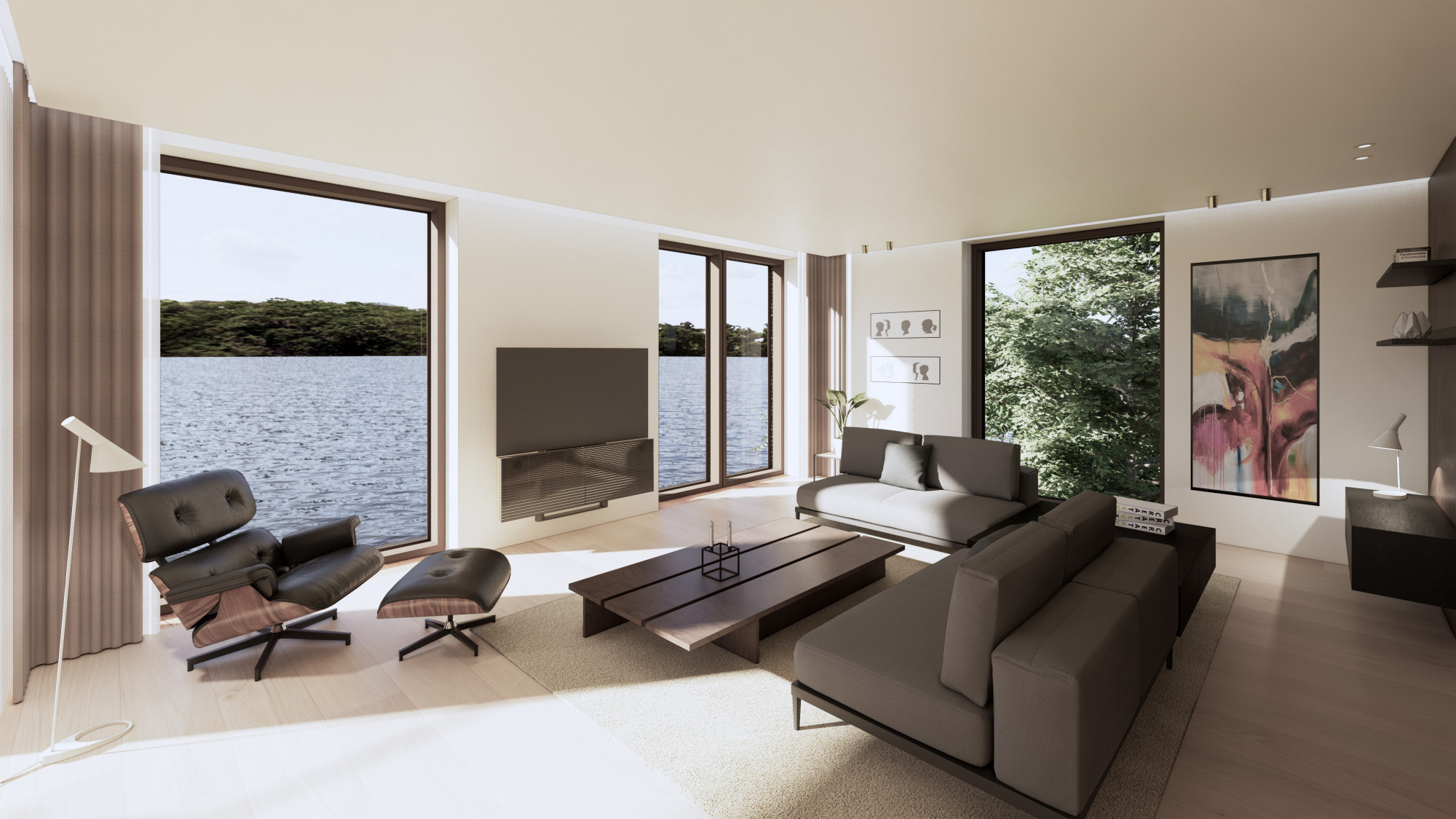 Villa på skrånende grund - I