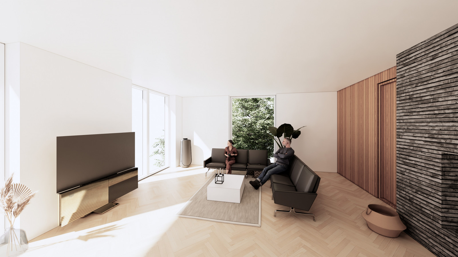 Villa på skrånende grund - I