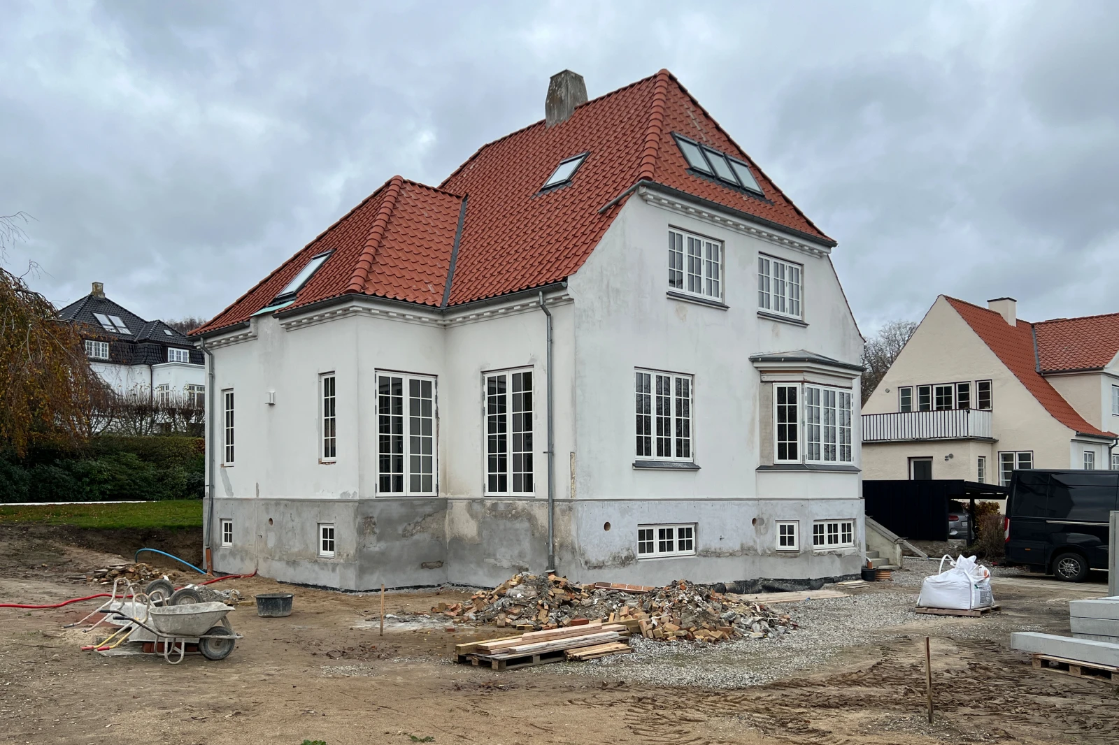 Patriciervilla med havudsigt