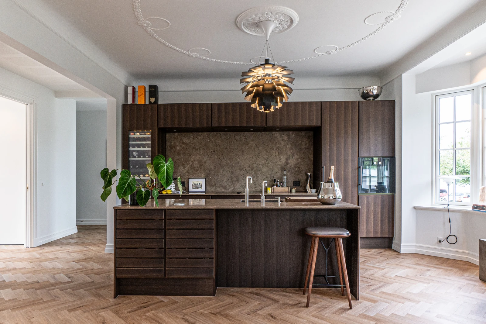 Patriciervilla med havudsigt
